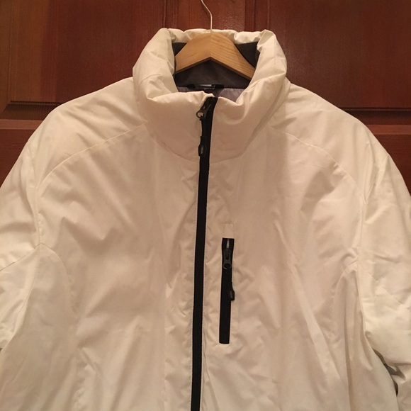 Weatherproof new down puffer white large zippers - Picture 2 of 12